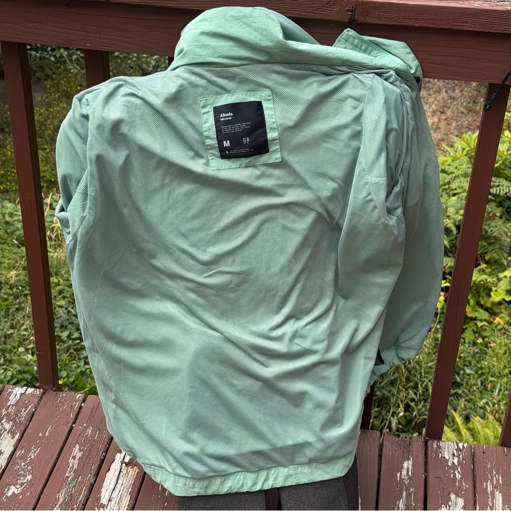 Afends Mint Green Windbreaker Jacket - Picture 7 of 7